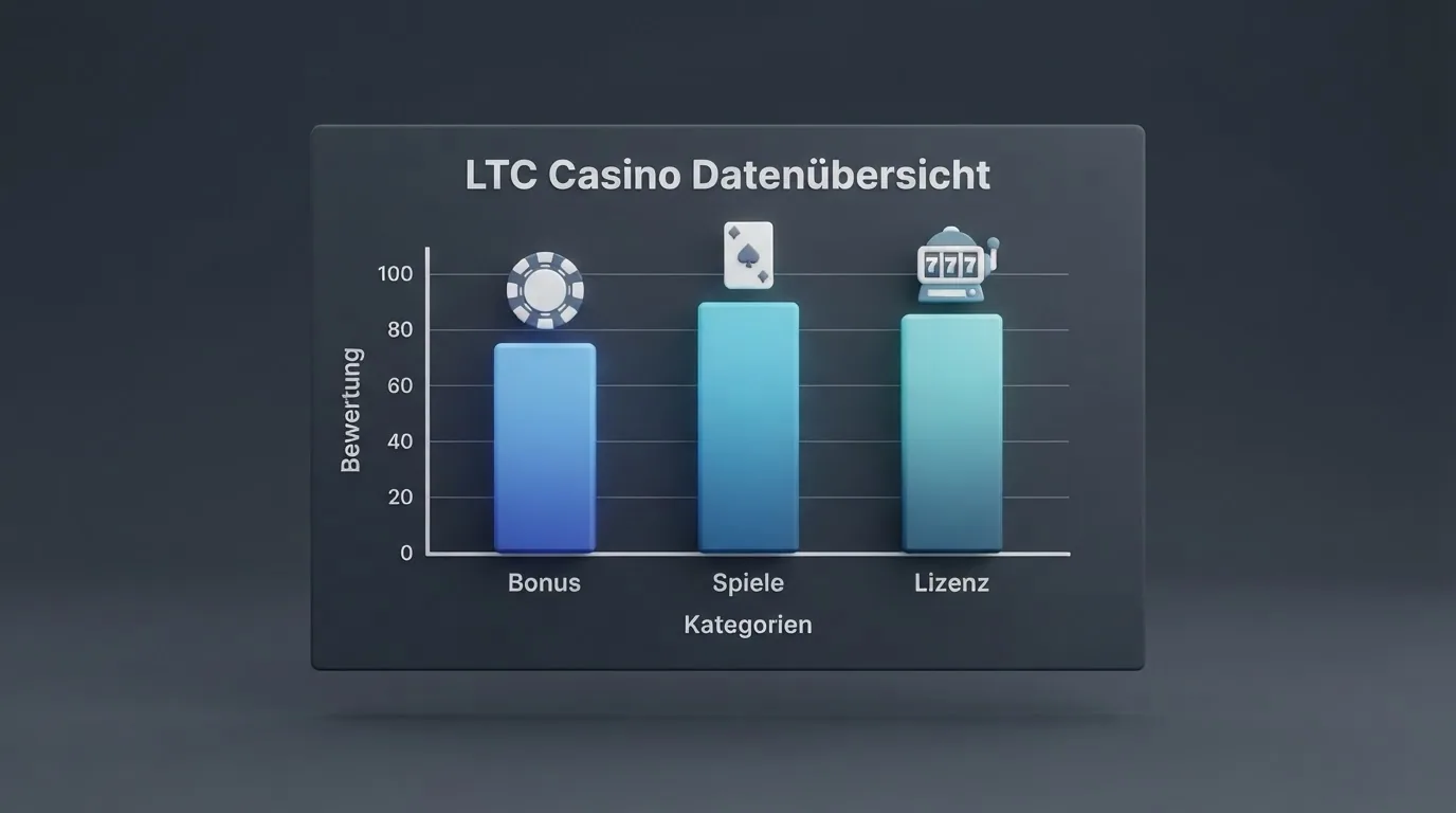 Übersichtstabelle mit Casino-Logos und Vergleichsdaten zu Bonus, Umsatzbedingung und Lizenz