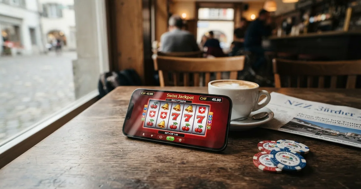 Schweizer Online-Slot mit niedriger Einsatzanzeige in CHF, Nahaufnahme des Wettfelds mit Rappen- und Franken-Stufen